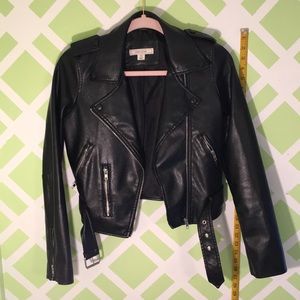 Adam Levine Black leather jacket Great condition!